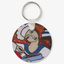 chef keychains by BeMusedArt chef keychains
