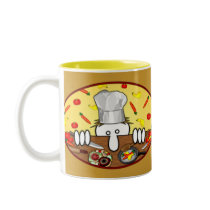 Chef Kilroy Golden Squash Mug by kilroyworld Chef Kilroy Golden Squash Mug
