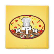 Chef Kilroy Magnet