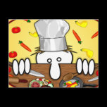 Chef Kilroy Postcard