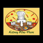 Chef Kilroy Postcard 2