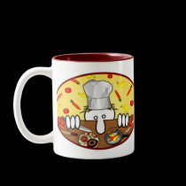Chef Kilroy White Mug