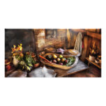 Chef - Kitchen - The start of a healthy meal photo cards