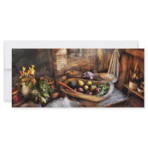 Chef - Kitchen - The start of a healthy meal Custom Rack Card