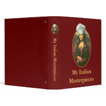 Chef  Lisa 3 Ring Binder