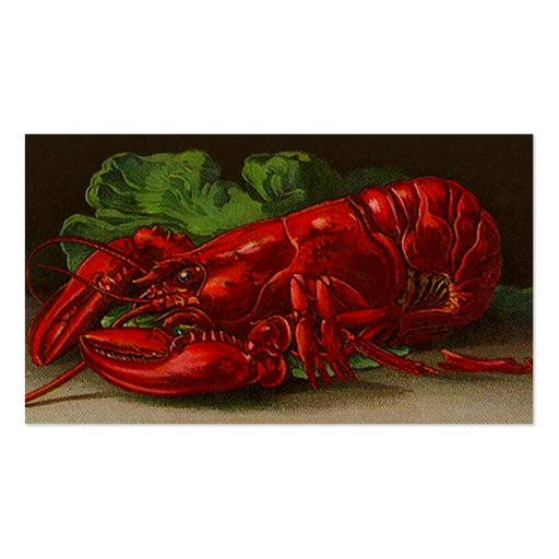 CHEF LOBSTER OVERNIGHT SHIPPING BUSINESS CARDS (back side)
