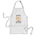 Chef_Piggy, I Kiss Better Then I Cook! aprons by Milica011 Chef_Piggy, I Kiss Better Then I Cook! aprons