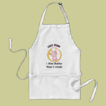 Chef_Piggy, I Kiss Better Then I Cook! aprons