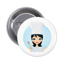 Chef Pinback Buttons