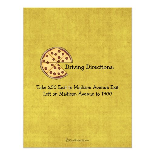 Chef Serving Hot Pizza Party Invitation