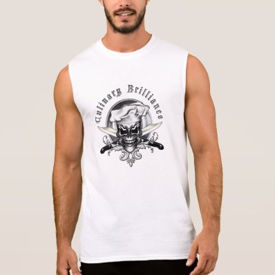 Chef Skull 1 Sleeveless T-shirt