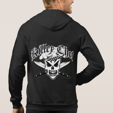 Chef Skull and Crossed Chef Knives 2 Hooded Sweatshirt