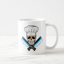 Chef_Skull_C1 Coffee Mugs