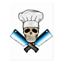 Chef_Skull_C1 Postcard