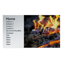 Chef - Stove - The Yule log business cards