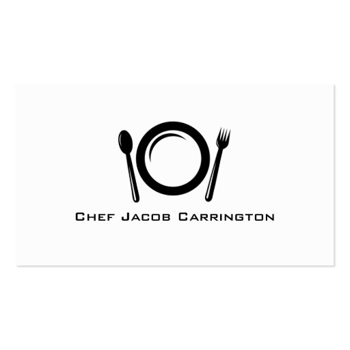 Chef Template 241 Business Card (front side)