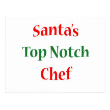 Chef Top Notch Postcard