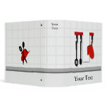 Chef Utensils 2" Recipe Binder