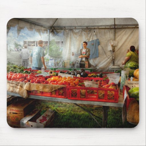 Chef - Vegetable - Jersey Fresh Farmers Market Mouse Pad