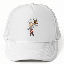 Chef with BIrthday Cake Hats by stick_figures Chef with BIrthday Cake Hats