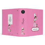Chef with French Bulldog Recipe Binder