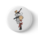 Chef with Pots and Pans Buttons by stick_figures Chef with Pots and Pans Buttons