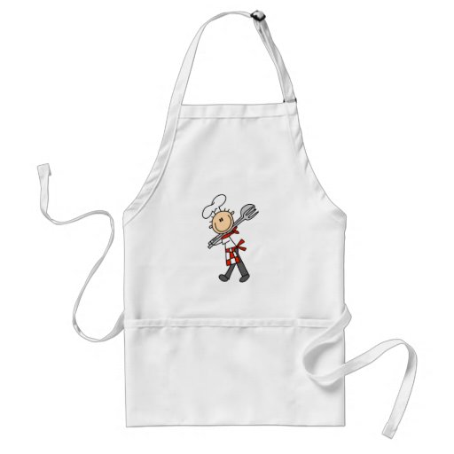 Chef with Salad Tongs Tshirts and Gifts Aprons