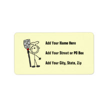Chef With Spatula Custom Address Labels