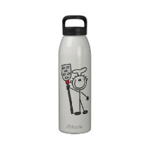 Chef With Spatula Reusable Water Bottle
