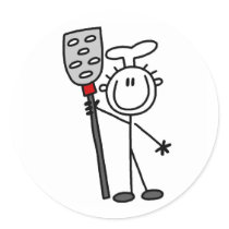 Chef with Spatula Sticker