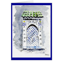 CHEFCHAOUEN DOORWAY cards by elhaj CHEFCHAOUEN DOORWAY cards