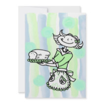 Chefette Recipe Cards invitations by noteworthy Chefette Recipe Cards invitations