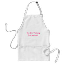 Cheff in Training Just married aprons by mikeswiffey08 Cheff in Training Just married aprons