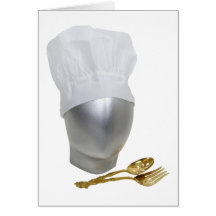 ChefHead061209 Greeting Cards