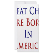 Chefs Are Born In America Rack Card