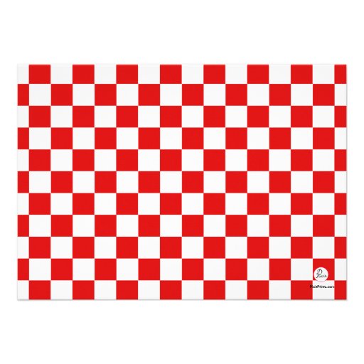 Chef's Check Invitation