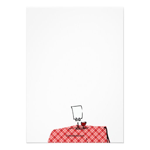 Chef's Choice Wedding Rehearsal Dinner Invitation