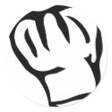 chefs head chef cook head stickers