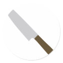 chefs kitchen knife icon stickers