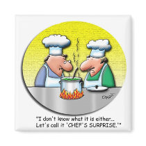 Chef's Surprise magnets by phyllidi Chef's Surprise magnets
