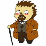 Chekhov hedgehog desk sculpture photo cut out
