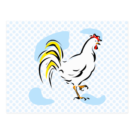 Chelly Chicken Postcard