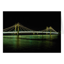 Chelsea Bridge, London, England Greeting Cards