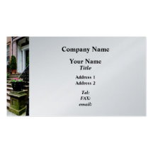Chelsea Brownstone Business Card Template