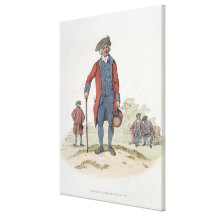 Chelsea Pensioner, from 'Costume of Great Britain' Gallery Wrapped Canvas