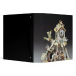 Chelsea porcelain farmyard clock case vinyl binder