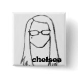 Chelsea ("Squared" Set) Pinback Buttons