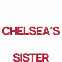 CHELSEA'S SISTER Cozy hoodie embroidered shirts