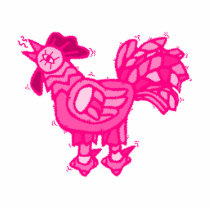 Chelsie Chicken Acrylic Cut Outs