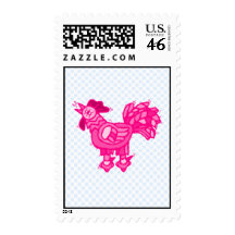 Chelsie Chicken Postage Stamp